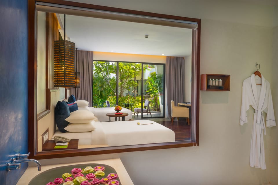 Junior Suite Twin Pool View | View from room