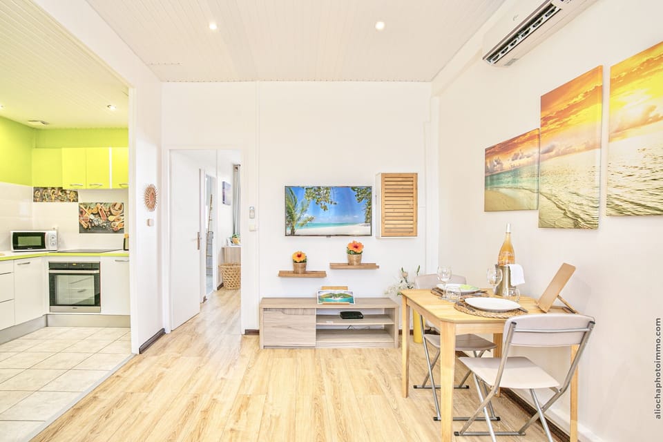 Comfort Apartment, 1 Bedroom | Living area | 50-inch flat-screen TV with digital channels, TV