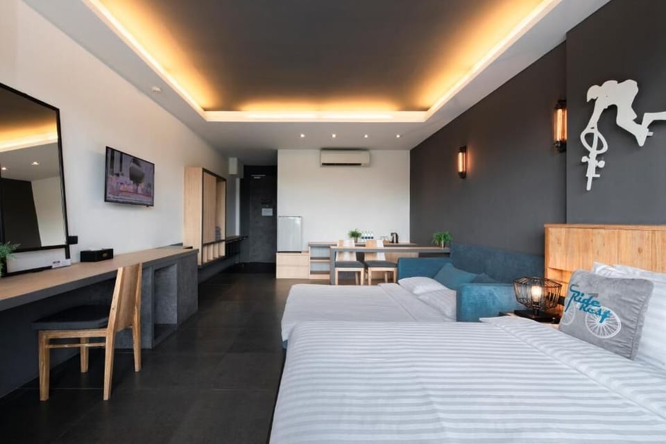Family Double Room | Egyptian cotton sheets, premium bedding, in-room safe