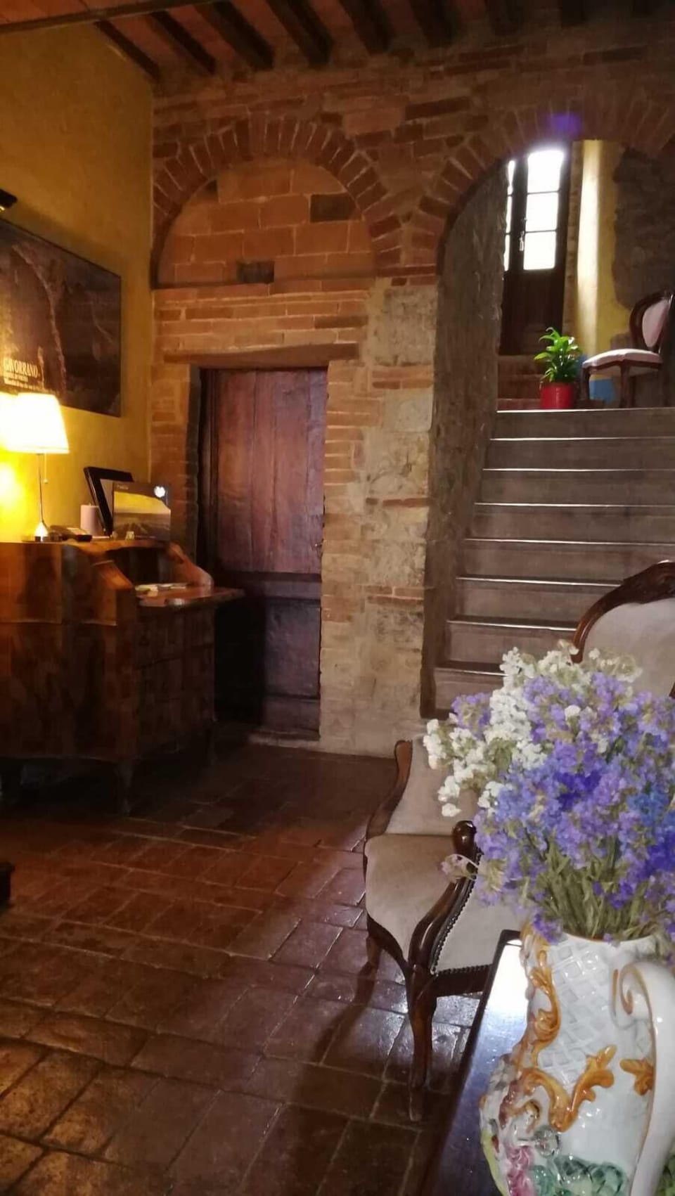 Interior entrance