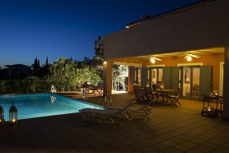 Front of property - evening/night