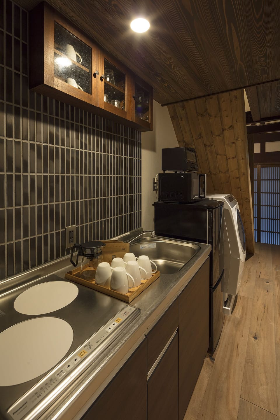 Kiyomizu Gojo Sumitsugu | Private kitchen | Fridge, microwave, stovetop, coffee/tea maker