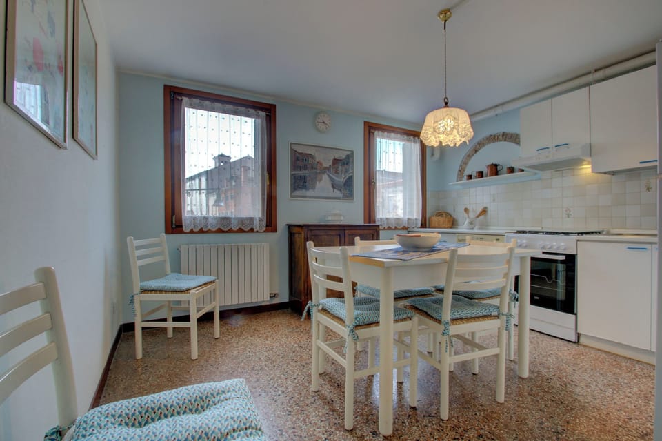 Apartment | Private kitchen | Fridge, microwave, oven, stovetop