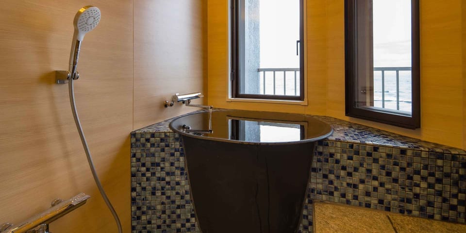 Ocean View Japanese-western Room with view bath, Non Smoking | In-room safe, WiFi (free)