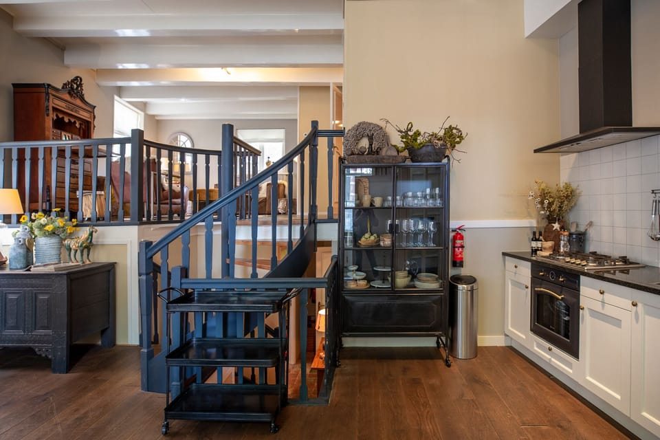 Exclusive Apartment, 2 Bedrooms (Grande Madame Agaath) | Private kitchen | Fridge, microwave, oven, stovetop