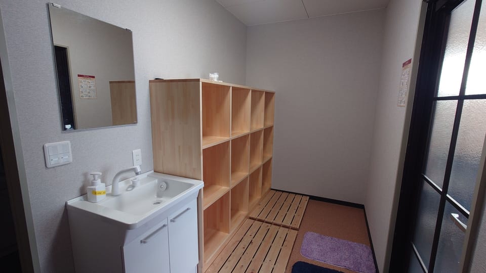 Free toiletries, hair dryer, slippers, towels