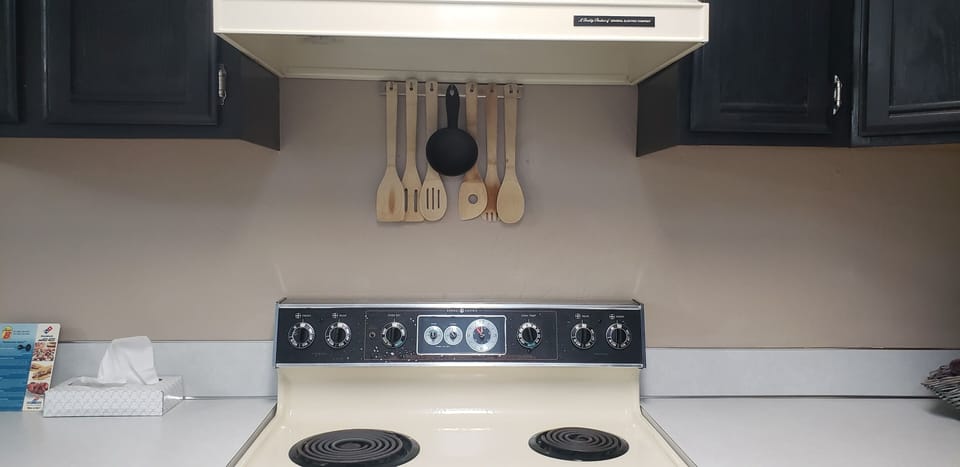 Room, 2 Queen Beds, Non Smoking (Efficiency) | Private kitchen | Fridge, microwave