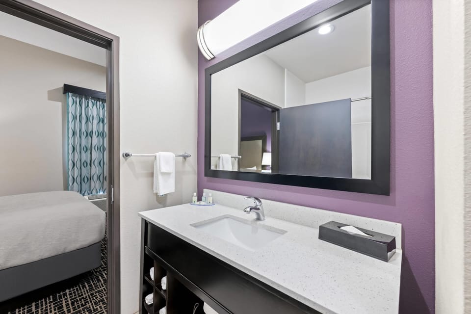 Suite, 1 King Bed, Non Smoking | Pillowtop beds, desk, iron/ironing board, cribs (free)