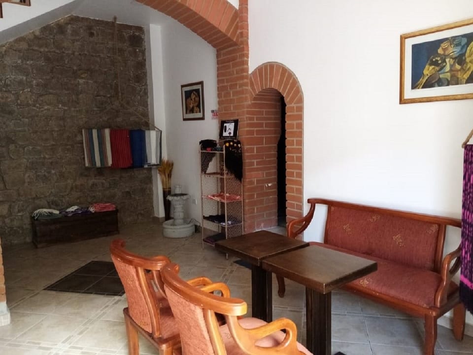 Interior entrance