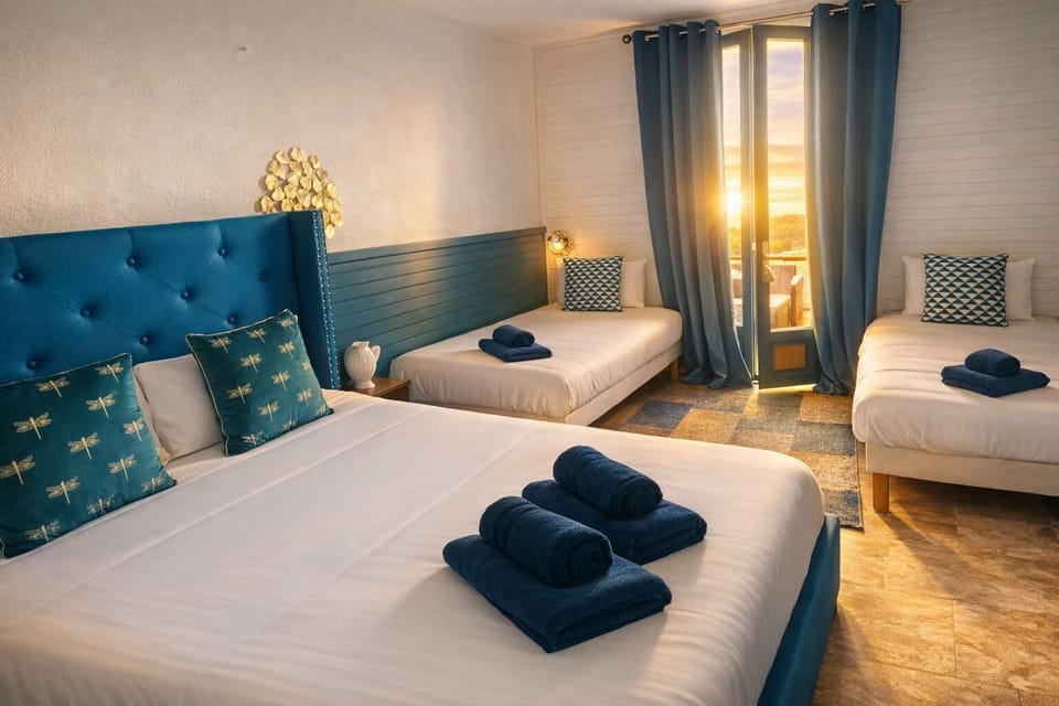 Premium bedding, individually decorated, individually furnished, desk