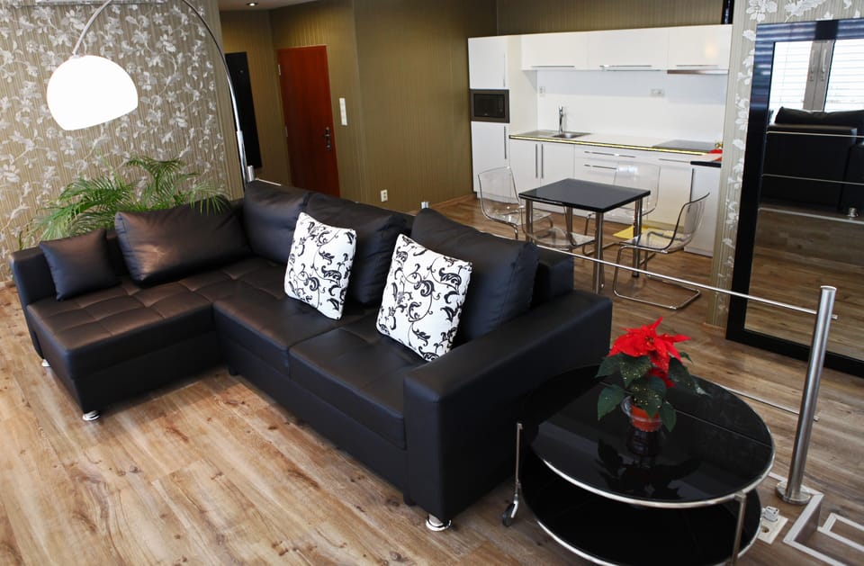 Apartment Plus with Terrace, Kitchen | Premium bedding, minibar, desk, blackout drapes