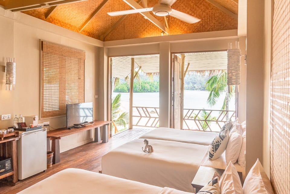 Beachfront Villa | In-room safe, individually decorated, individually furnished