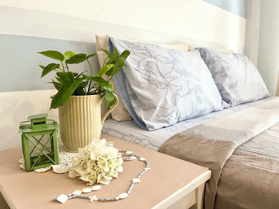 Family Double Room (5-Beach) | Premium bedding, down comforters, desk, laptop workspace