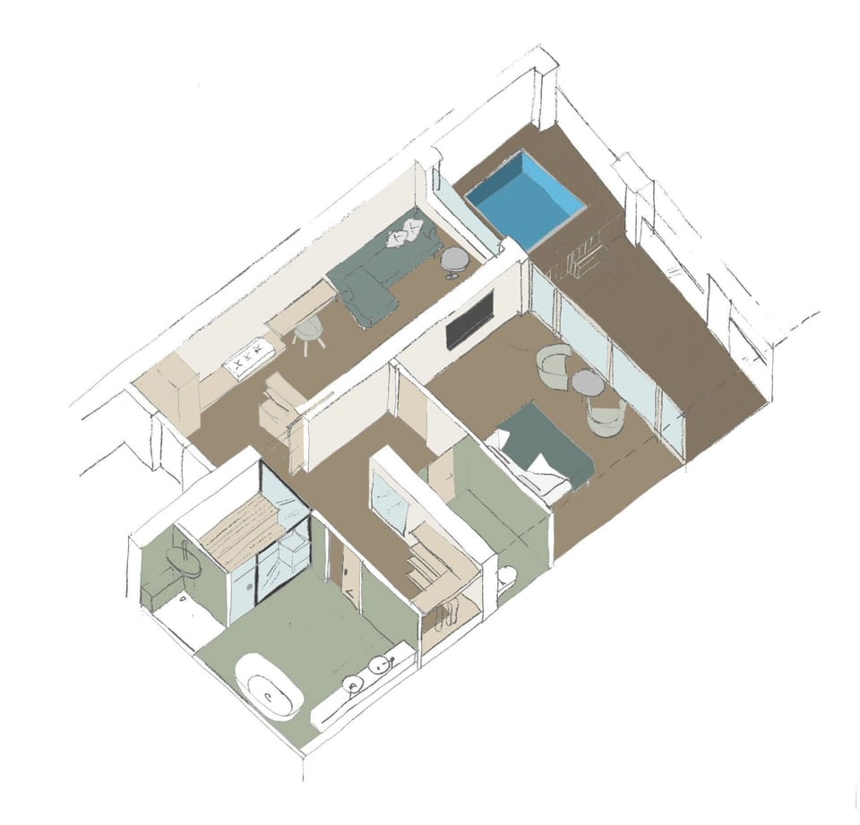 Payer Suite | In-room safe, individually decorated, individually furnished