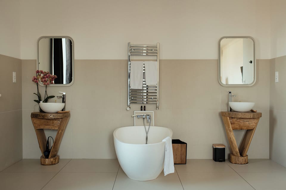 Deluxe Double Room | Bathroom | Free toiletries, hair dryer, towels