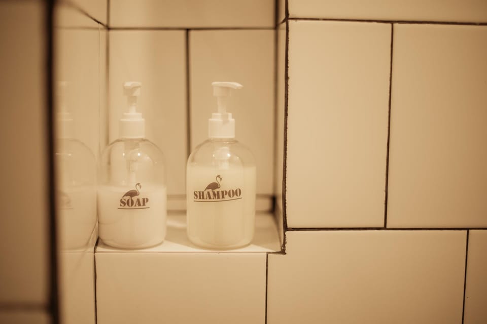 Family Triple Room | Bathroom amenities | Shower, designer toiletries, hair dryer, slippers
