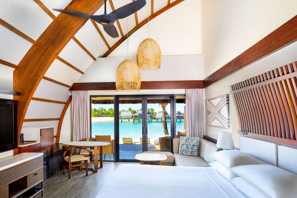 Duplex, 1 King Bed, Balcony (Duplex Lagoon Bure 1 King) | Premium bedding, pillowtop beds, in-room safe, desk