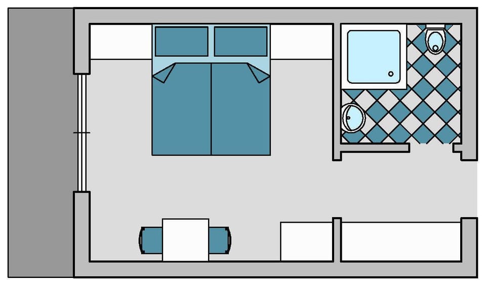 Comfort Double Room | Floor plan