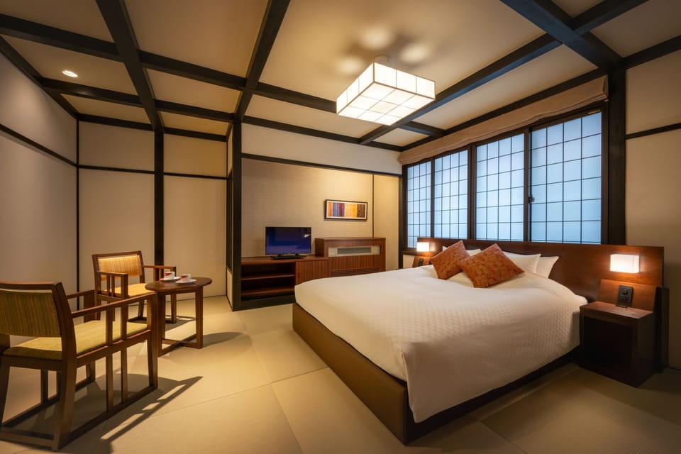 Retro Japanese Double(Non-smoking) (No Bathroom) | In-room safe, desk, laptop workspace, WiFi (free)
