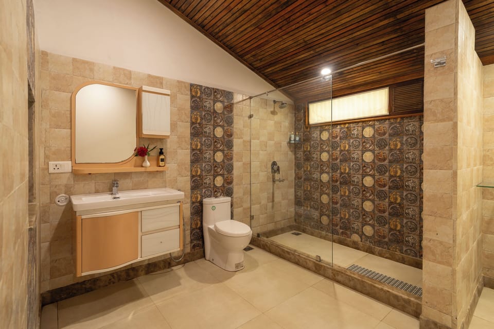 Two Bed Room Heritage Cottage | Bathroom | Shower, rainfall showerhead, designer toiletries