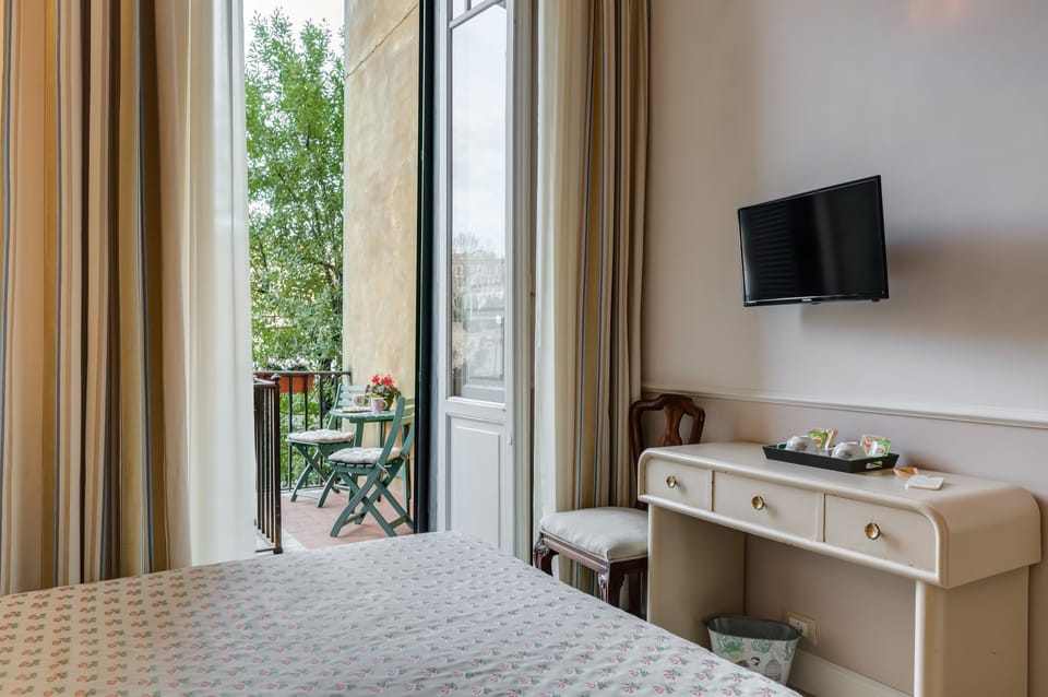 Double Room, Balcony (Alessandra) | Premium bedding, down comforters, in-room safe, desk