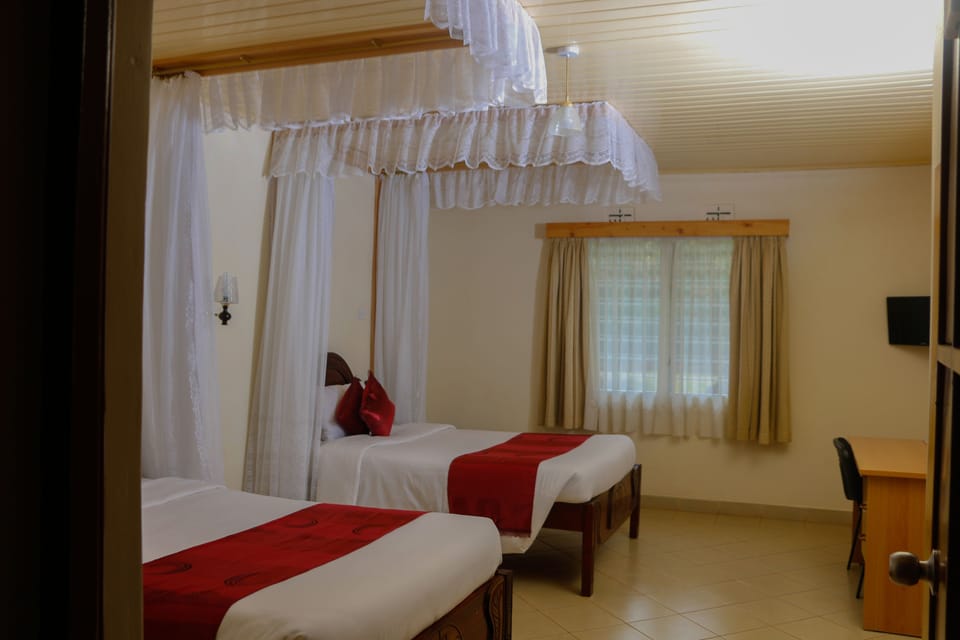 Executive Double Room, Garden View | Desk, iron/ironing board, free WiFi