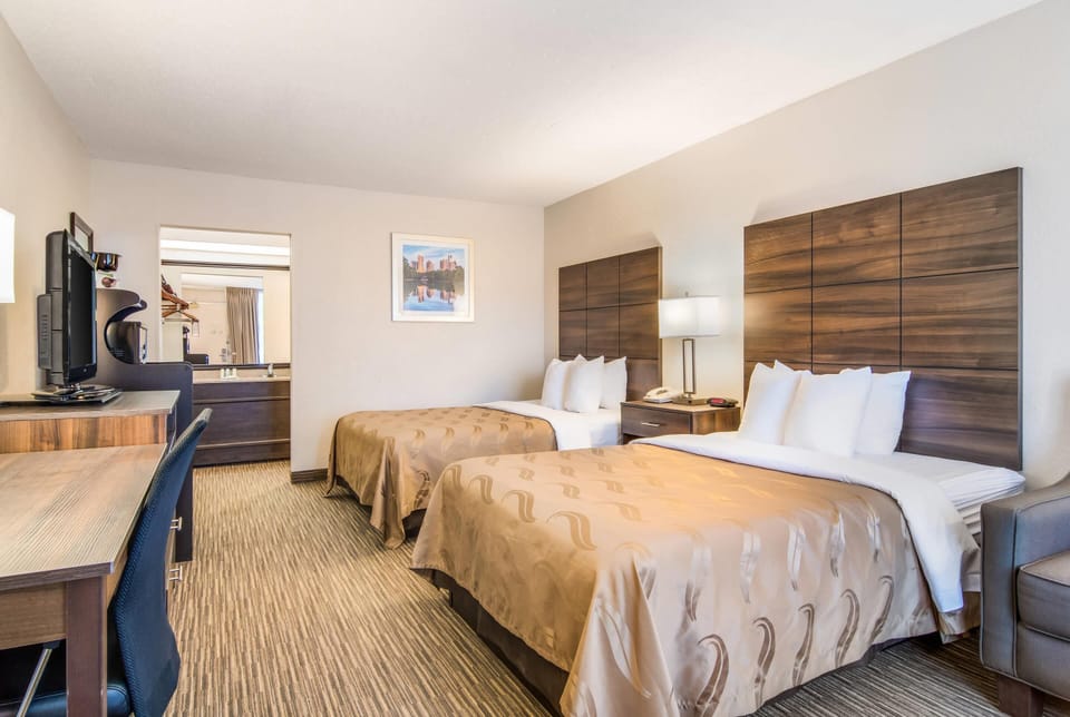 In-room safe, desk, laptop workspace, iron/ironing board