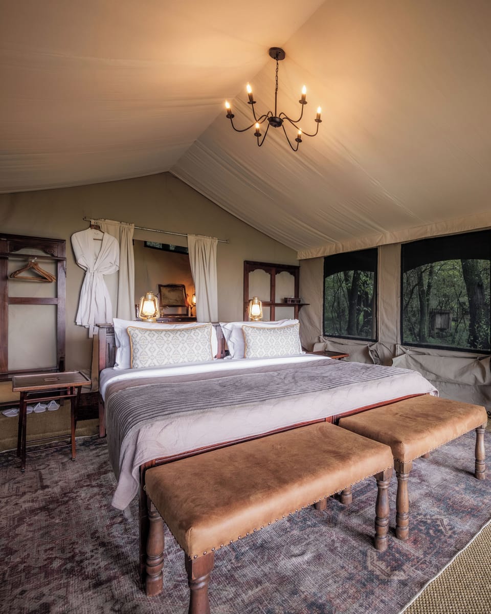 Luxury Tent | In-room safe, cribs (free), bed sheets