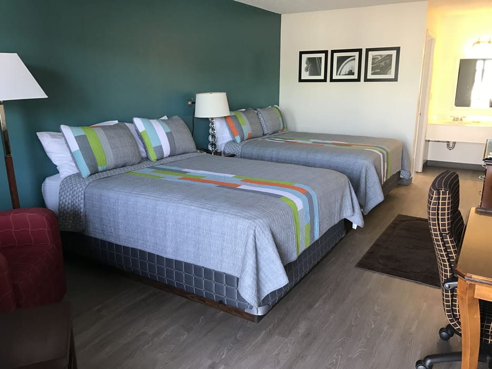 Comfort Room, 2 Queen Beds | Premium bedding, desk, iron/ironing board, free WiFi