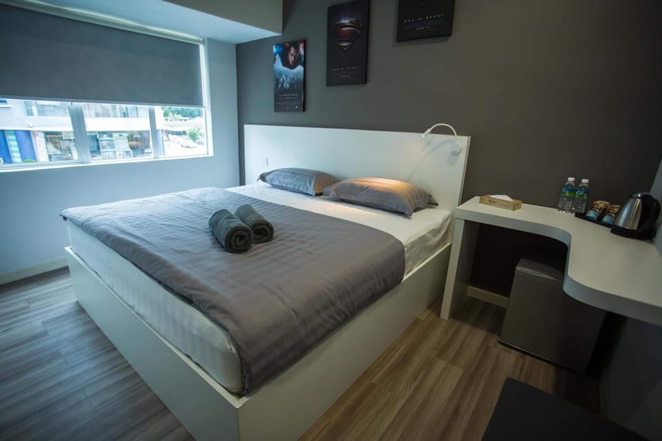 Desk, soundproofing, iron/ironing board, free WiFi