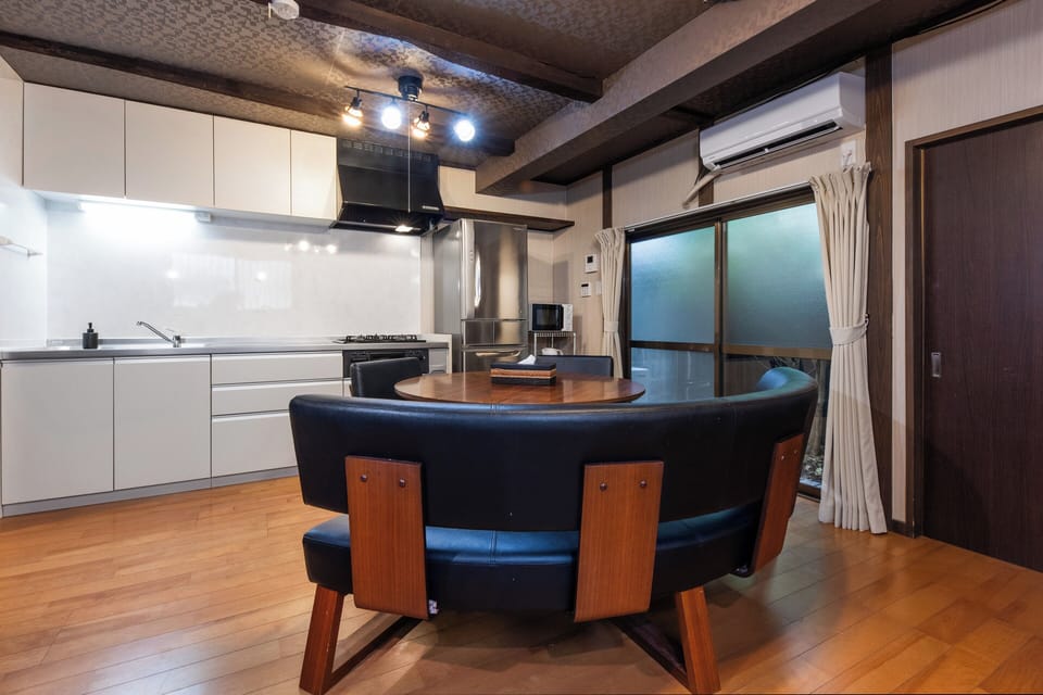 Shiki Homes | HARU 春 | Private kitchen | Full-size fridge, microwave, stovetop, electric kettle