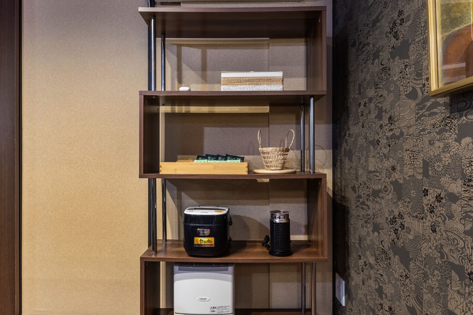 Shiki Homes | NATSU 夏 | Private kitchen | Full-size fridge, microwave, stovetop, electric kettle
