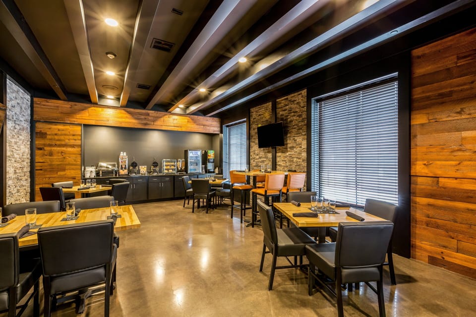 Free daily self-serve breakfast