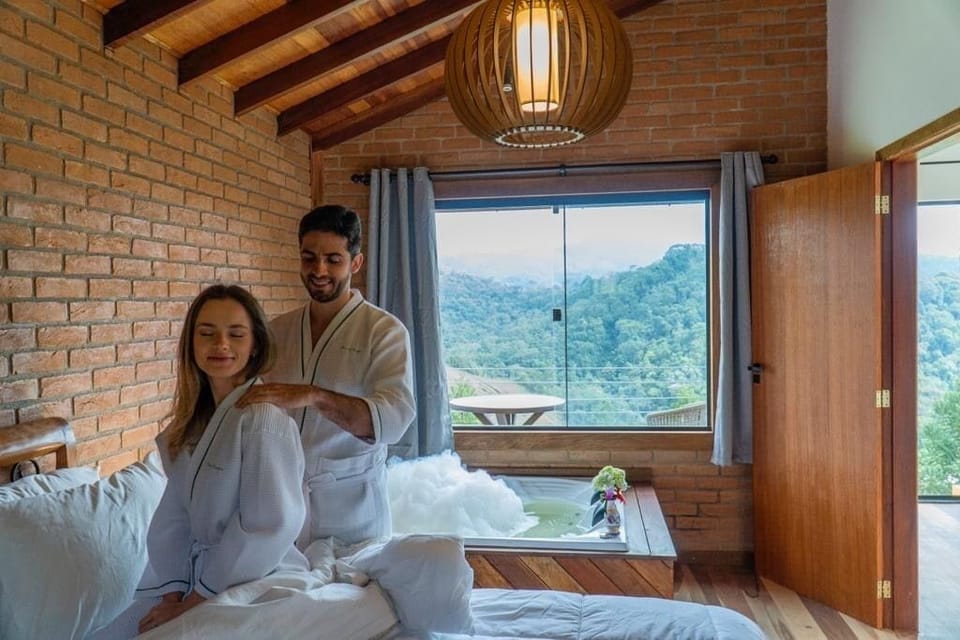 Panoramic Loft, Mountain View | Living area | LCD TV