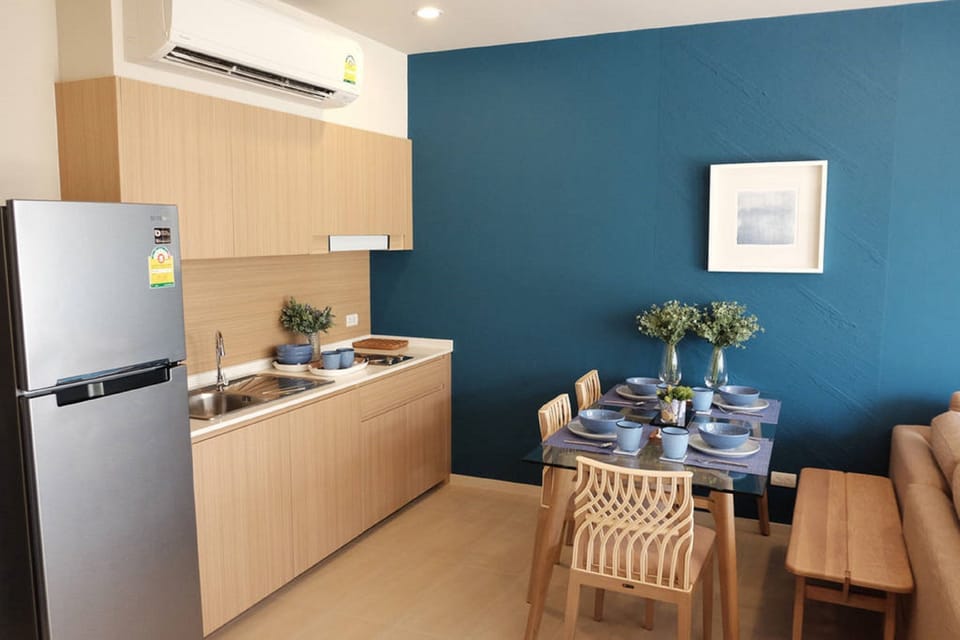 2 Bedroom with Seaview | Private kitchen | Full-size fridge, microwave, stovetop, coffee/tea maker