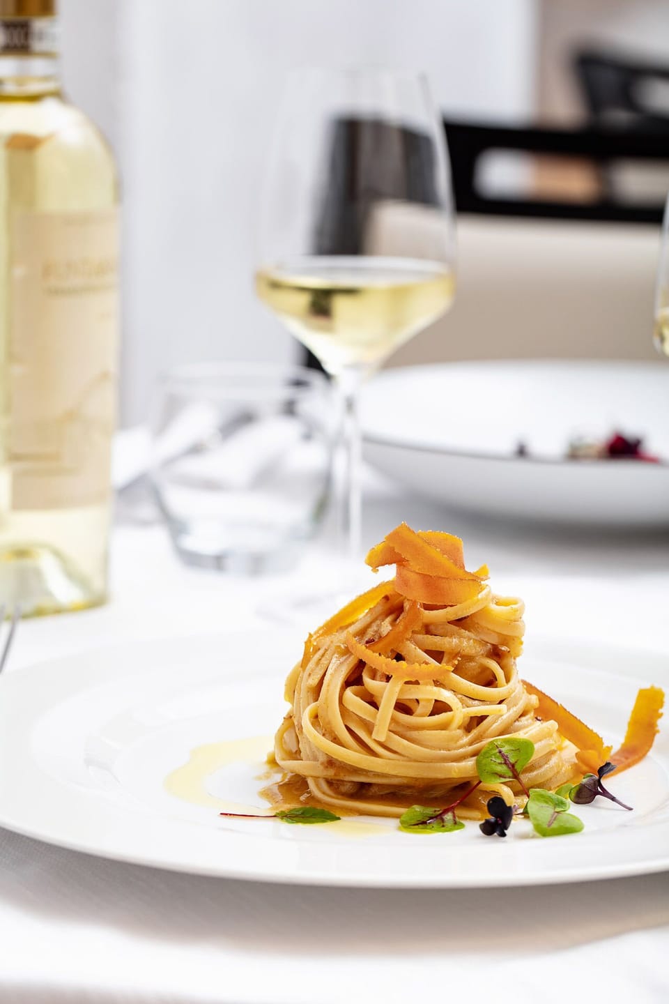 Breakfast and dinner served, Italian cuisine