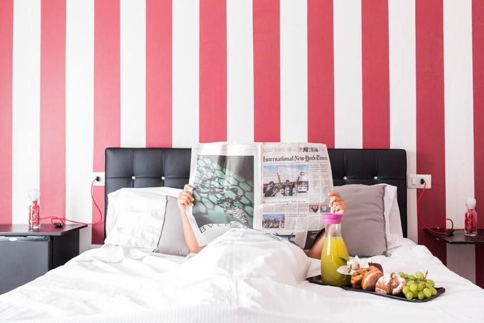 Frette Italian sheets, Select Comfort beds, desk, soundproofing
