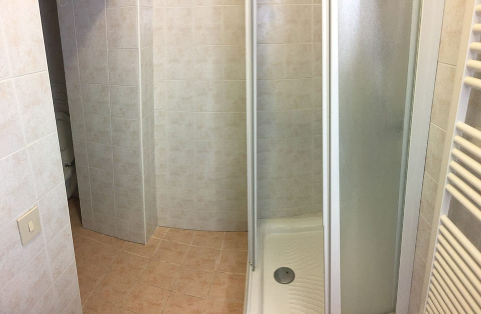 Shower, free toiletries, hair dryer, bidet