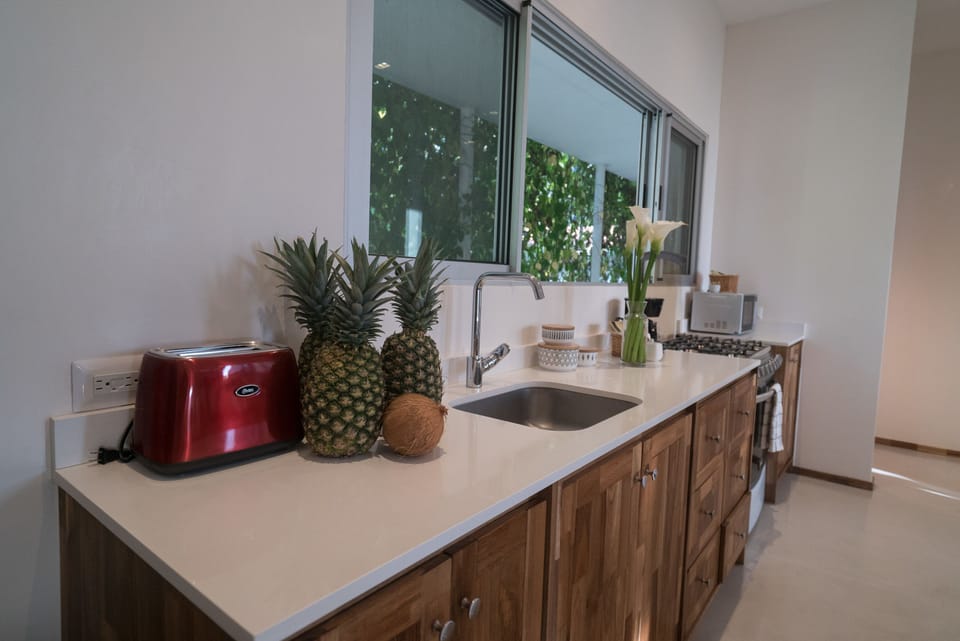 Marea - Deluxe Studio Suite, 2 Bedrooms | Private kitchen | Coffee/tea maker