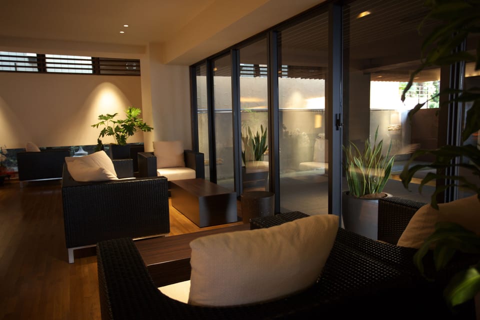 Lobby sitting area