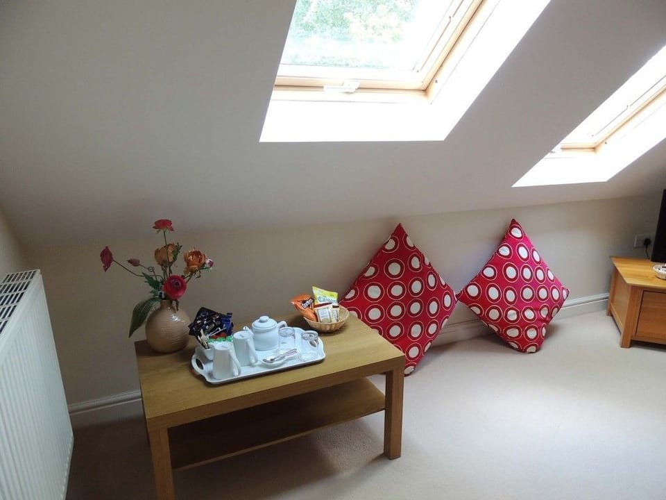 Double Room, 1 King Bed | Living area | Flat-screen TV