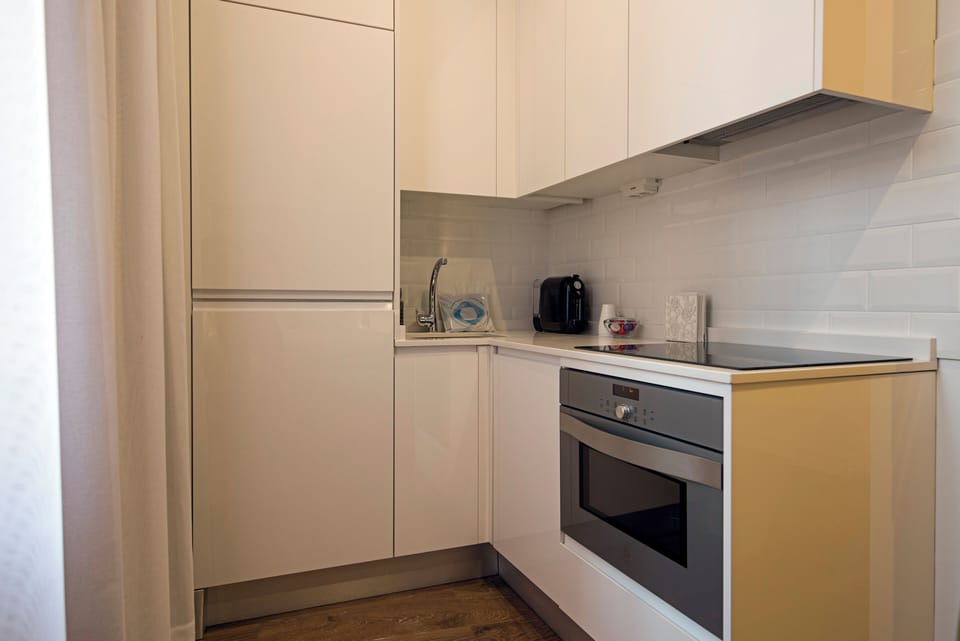 Studio | Private kitchen | Fridge, microwave, oven, dishwasher