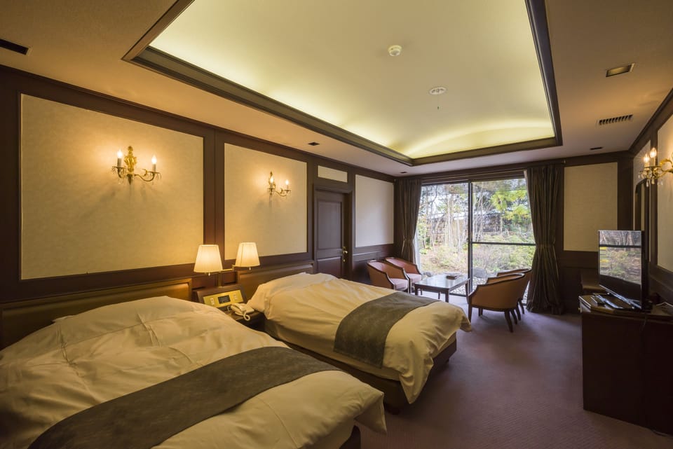 Japanese Style Suite, Open Air Bath | In-room safe, desk, free WiFi