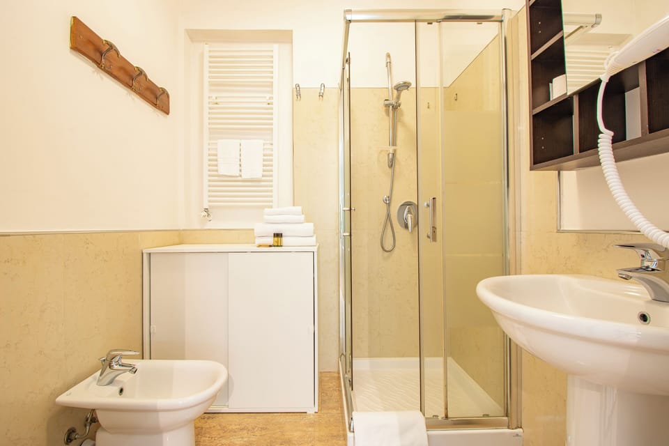 Family Condo | Bathroom | Shower, hair dryer, towels, soap