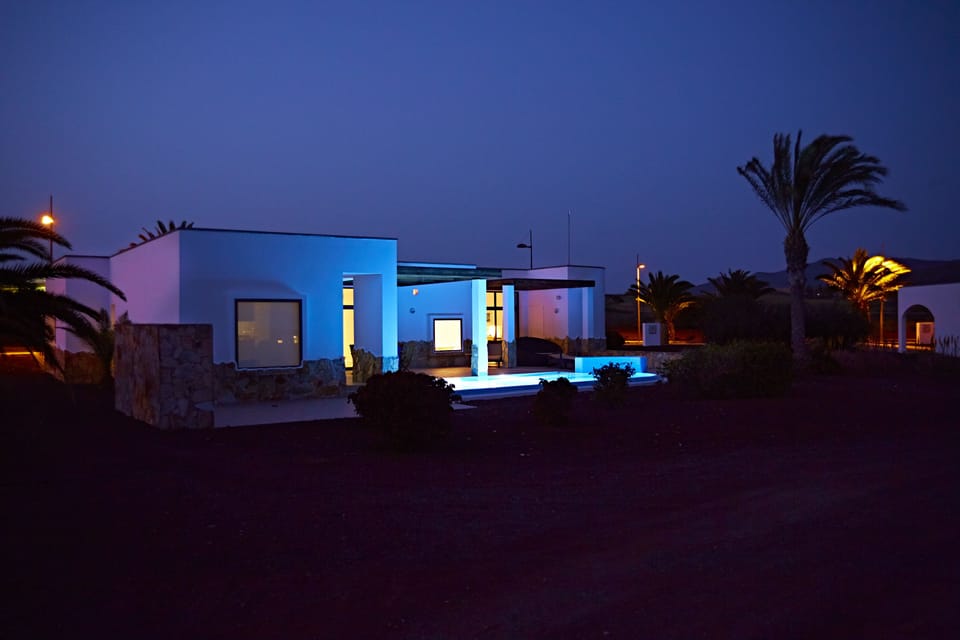 Front of property - evening/night