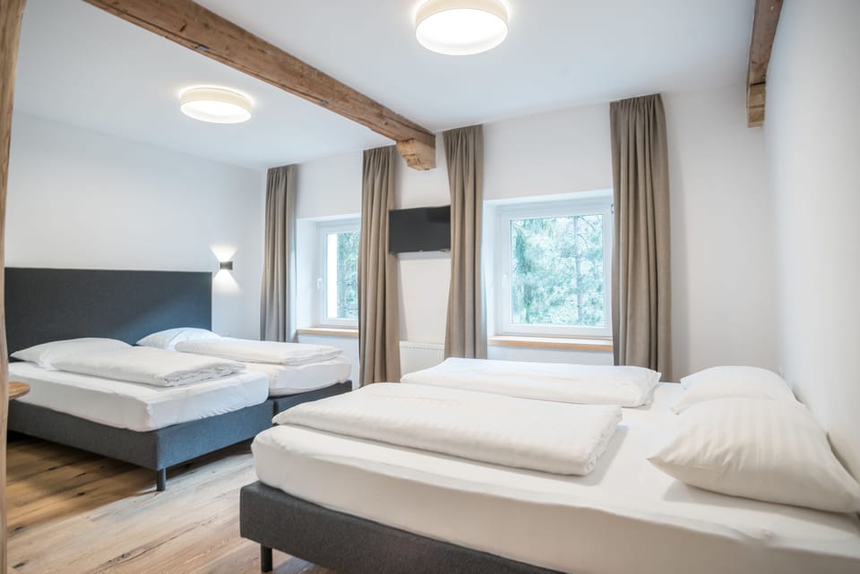 Standard Double Room, Mountain View | Bathroom amenities | Free toiletries, hair dryer, towels, soap