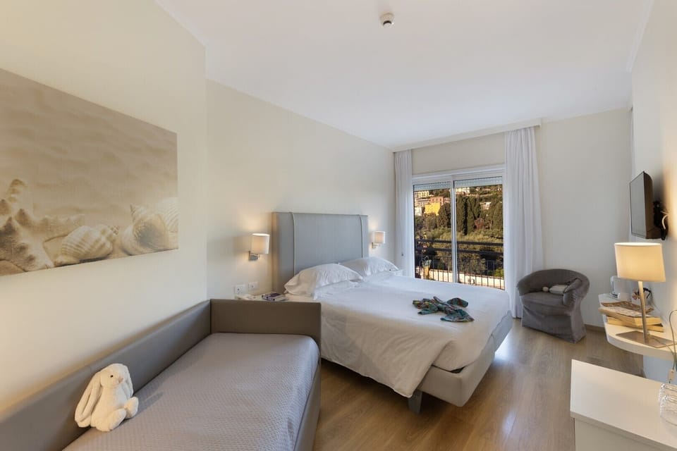 Double or Twin Room, Pool View | Premium bedding, down comforters, minibar, in-room safe