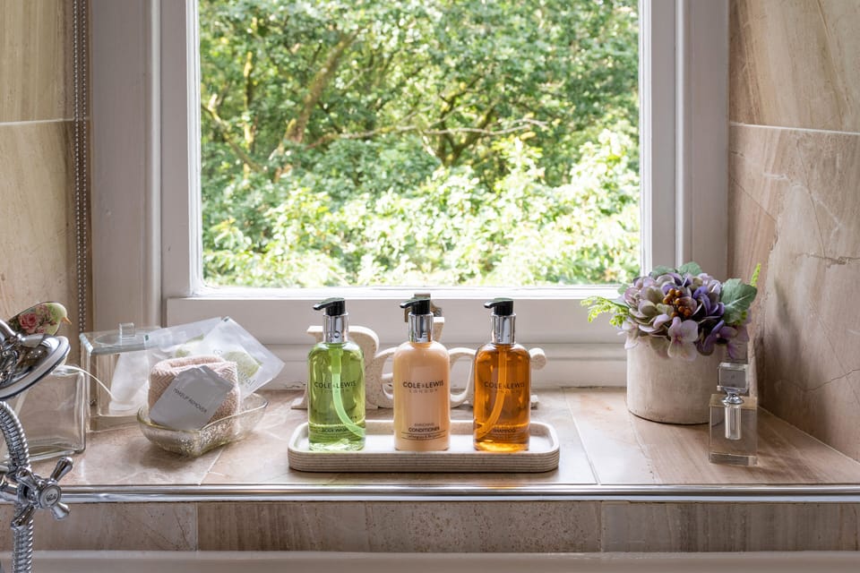 Superior Double or Twin Room, Jetted Tub, Park View | Bathroom | Free toiletries, hair dryer, bathrobes, towels