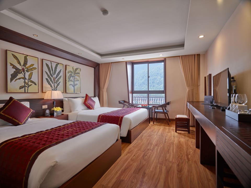 Minibar, in-room safe, desk, blackout drapes