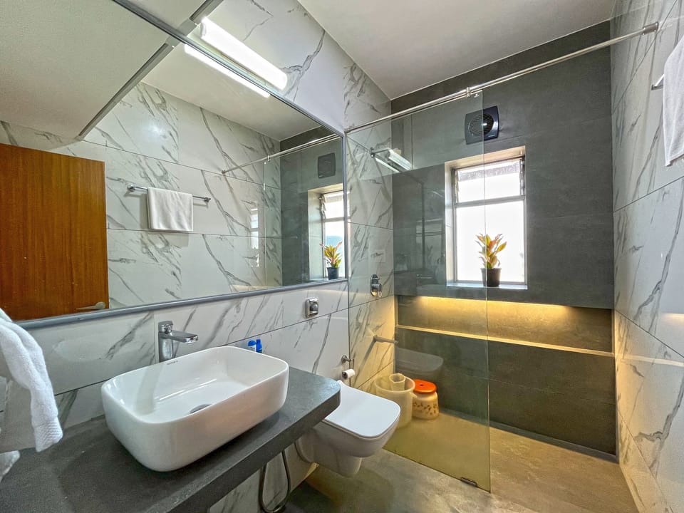 Superior Double Room | Bathroom | Free toiletries, towels